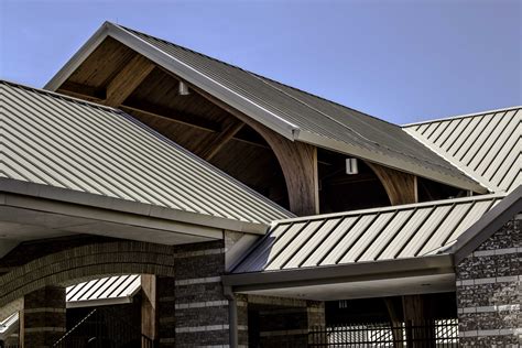 steep slope metal roof construction